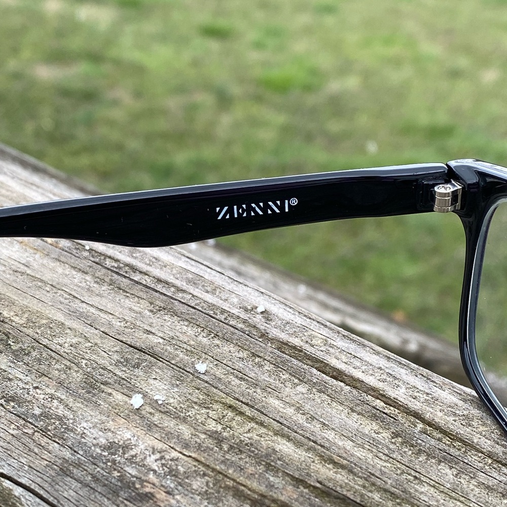 Zenni Classic Black Rectangular Glasses Frames Un… - image 8
